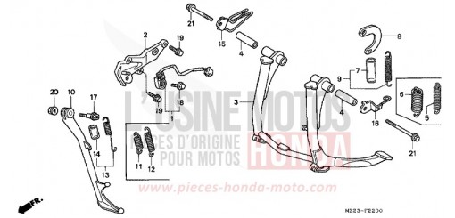 BEQUILLE CBR1000FP de 1993